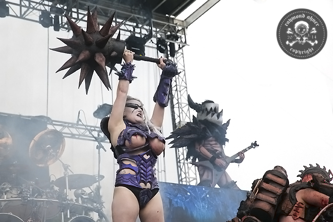 Gwar performs during Day One of Riot Festival on September 12, 2014 at Humboldt Park in Chicago, Illinois